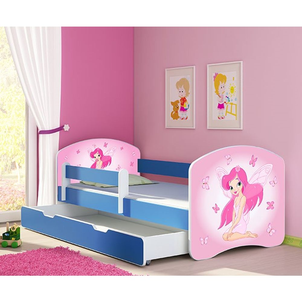 ACMA Dječiji krevet Acma II sa ladicom Blue - 160x80cm - Dezen 07 slika 1