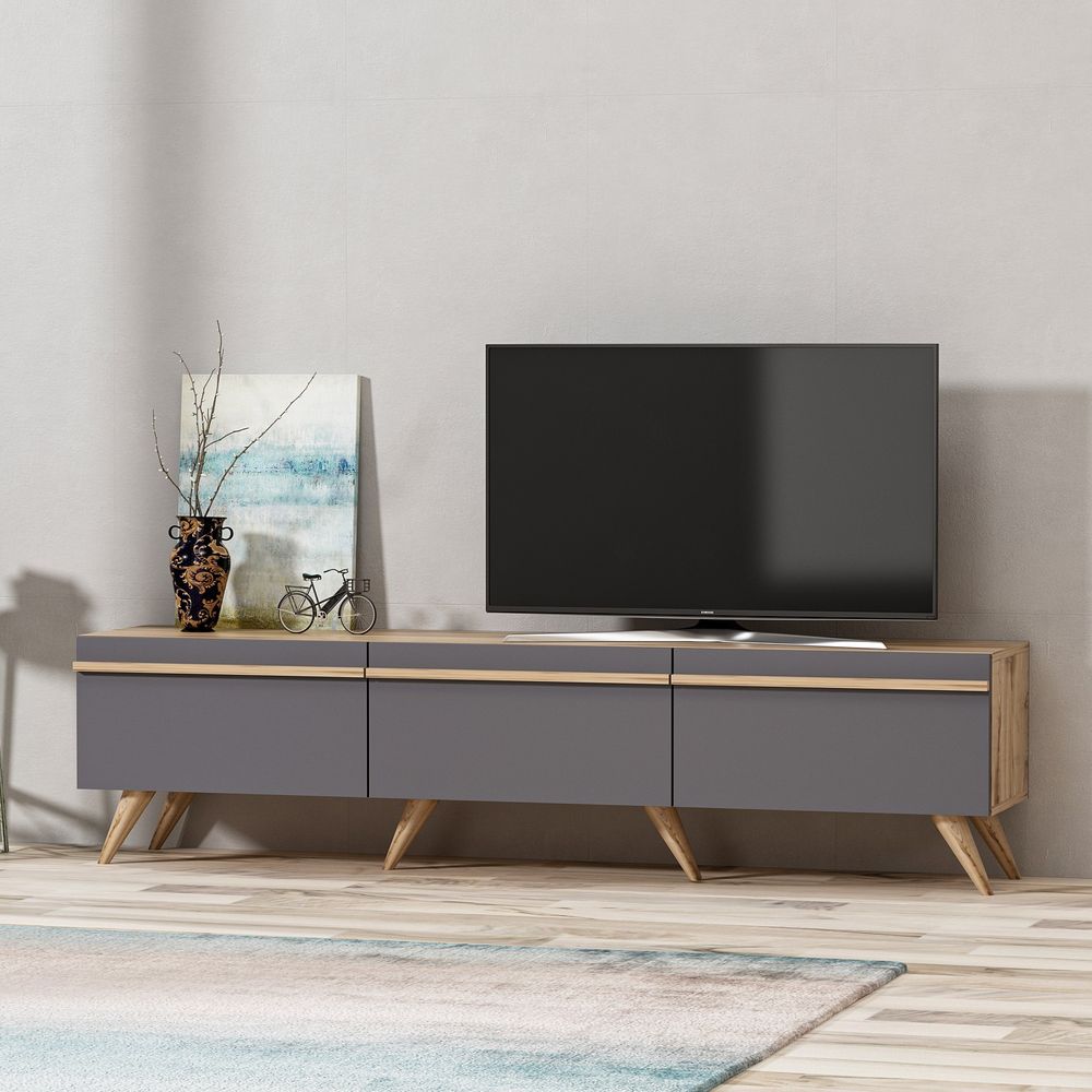 TV Stalak Amsterdam - Antracit slika 3