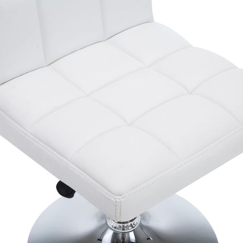 Blagovaonske stolice od umjetne kože 4 kom bijele slika 40