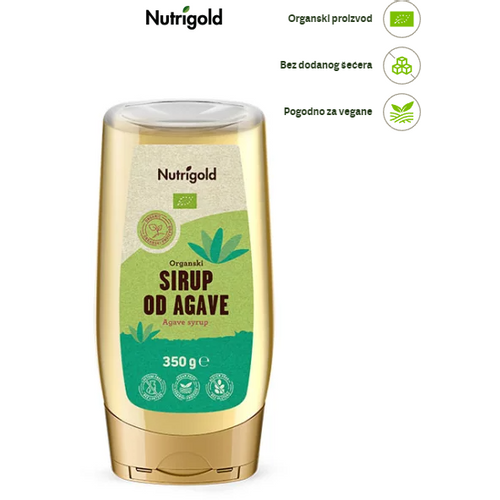 Nutrigold Sirup od agave - Organski 350g  slika 1