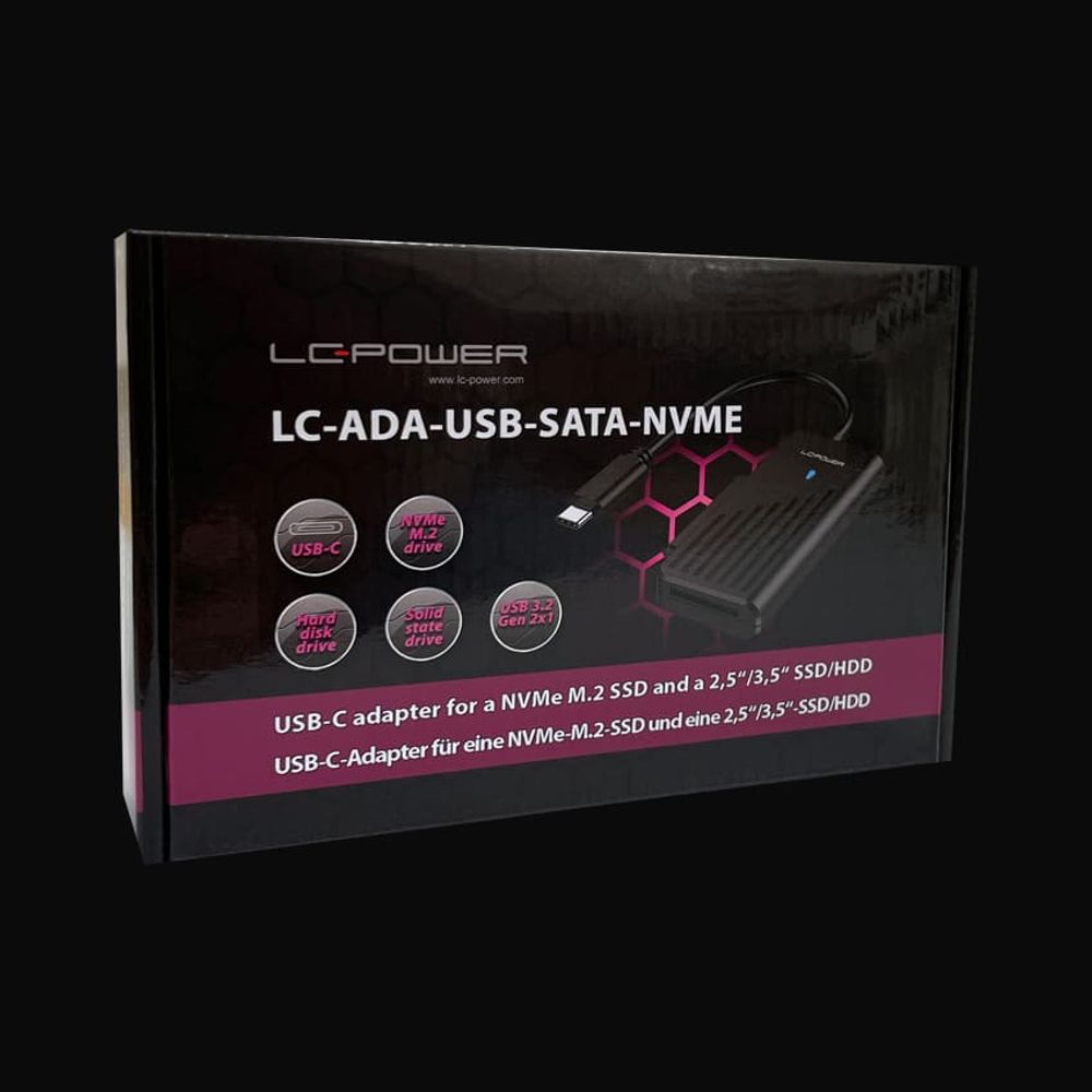 LC-Power Adapter za SATA NVME slika 2