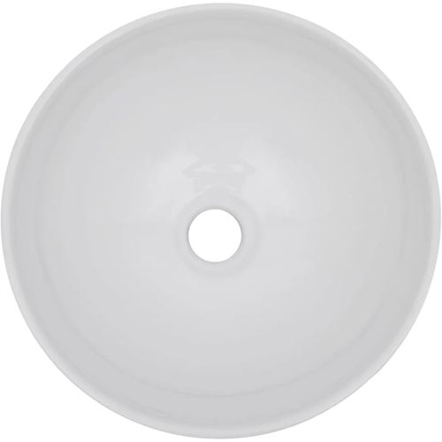 Dvodijelni set kupaonskog namještaja keramički bijeli slika 49