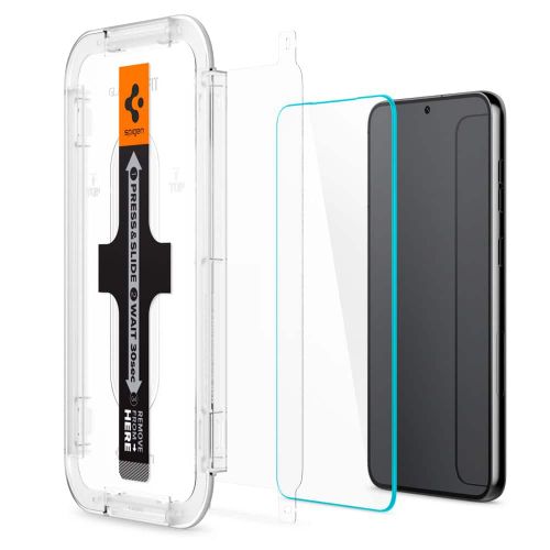 Spigen - Glas.TR EZ-FIT (2 kom) za Samsung Galaxy S23 - Prozirno slika 3