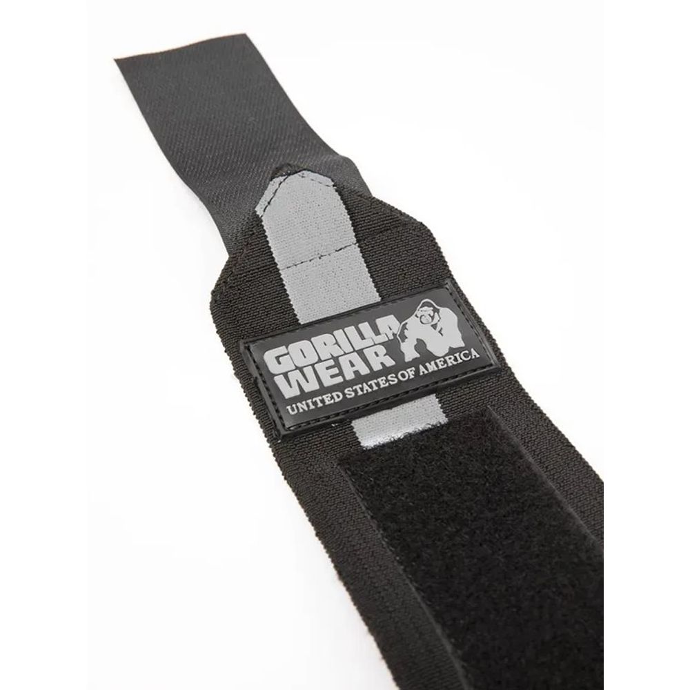 Gorilla Wear Steznici za zglobove ULTRA, Crno/Sivi slika 3