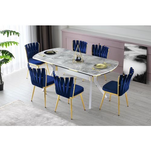 İkon - 1002 Multicolor Dining Table slika 1