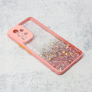 Torbica Frame Glitter za Samsung A536B Galaxy A53 5G roze