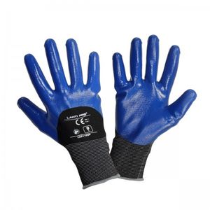 Lahti zaštitne rukavice sa nitrilom crne "10" 12kom l221110w