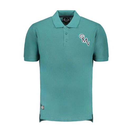 GIAN MARCO VENTURI GREEN MEN'S SHORT SLEEVED POLO SHIRT slika 1