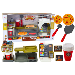 Pizza Shop set - Aparat za kavu, Pića, Kasa