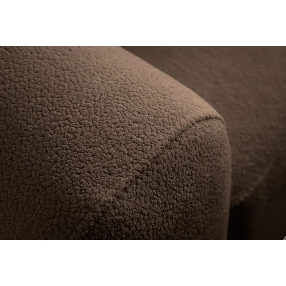 Ugaona Sofa S-Loft Right - boja: smeđa slika 10