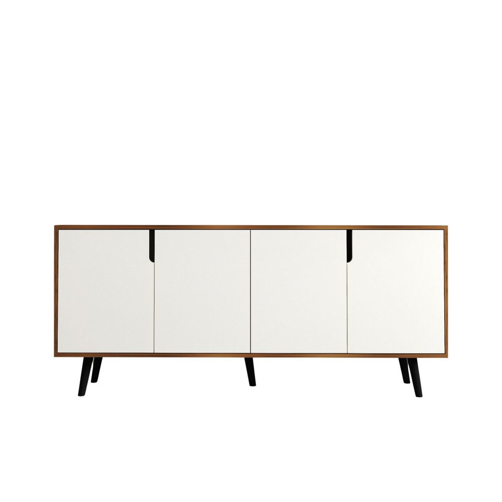 Dresser (konzolni namještaj) "Latina Modern 180" - boje: orah i bijela slika 4