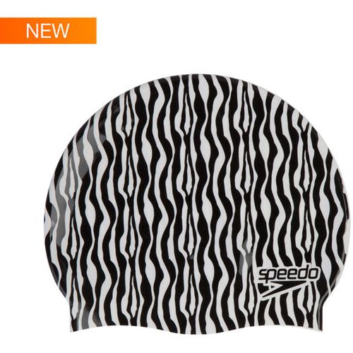 Speedo Kapa za plivanje SLOGAN PRT CAP AU BLACK/WHITE slika 1