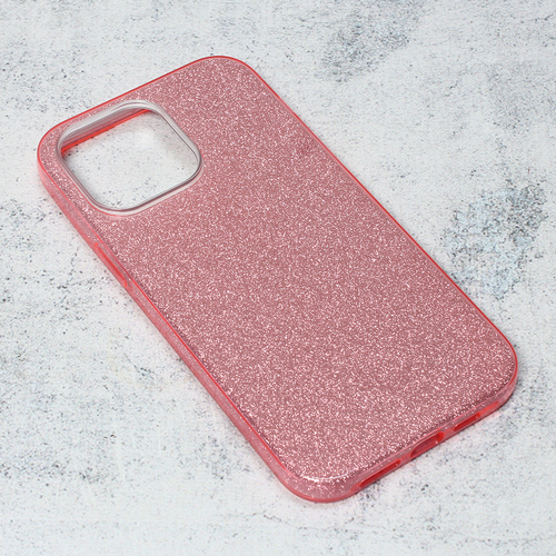 Maska Crystal Dust za iPhone 14 6.7 Pro Max roze slika 1