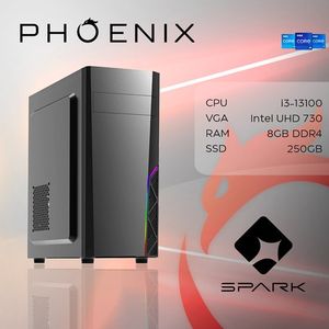 Računalo Phoenix SPARK Y-131 Intel i3-13100/8GB DDR4/NVMe SSD 250GB, NoOS