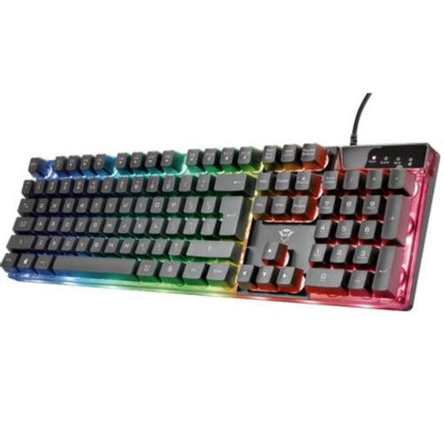 Tastatura TRUST GXT 835 AZOR žična RGB gaming crna slika 1