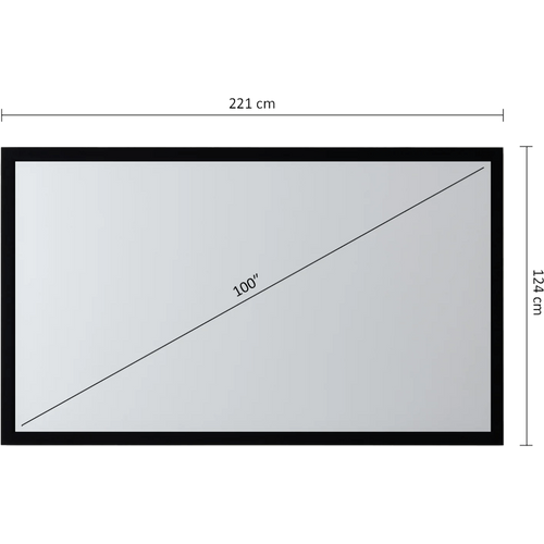 Maclean Platno za projektor, 221 x 124 cm - MC-921 slika 3