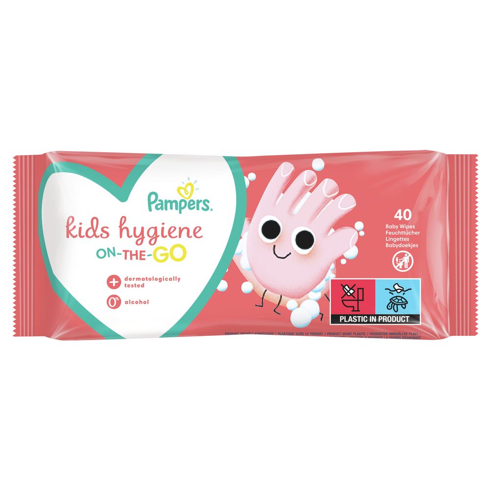 Pampers Vlažne maramice Kids Hygiene 9x40 komada slika 4