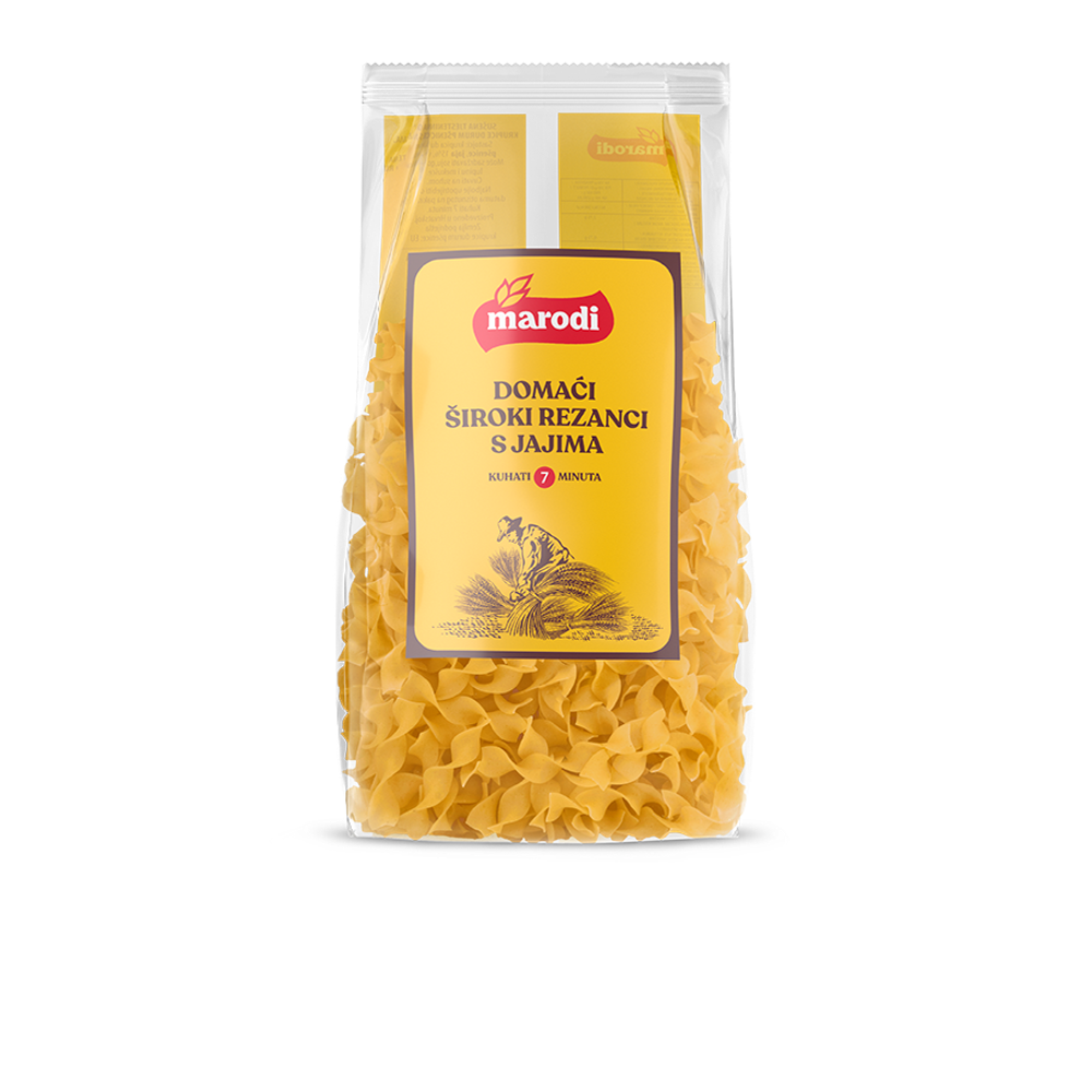Marodi Domaći Široki rezanci s jajima 400g slika 1