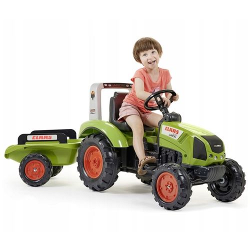 Falk Traktor Za Decu Sa Prikolicom Claas slika 4