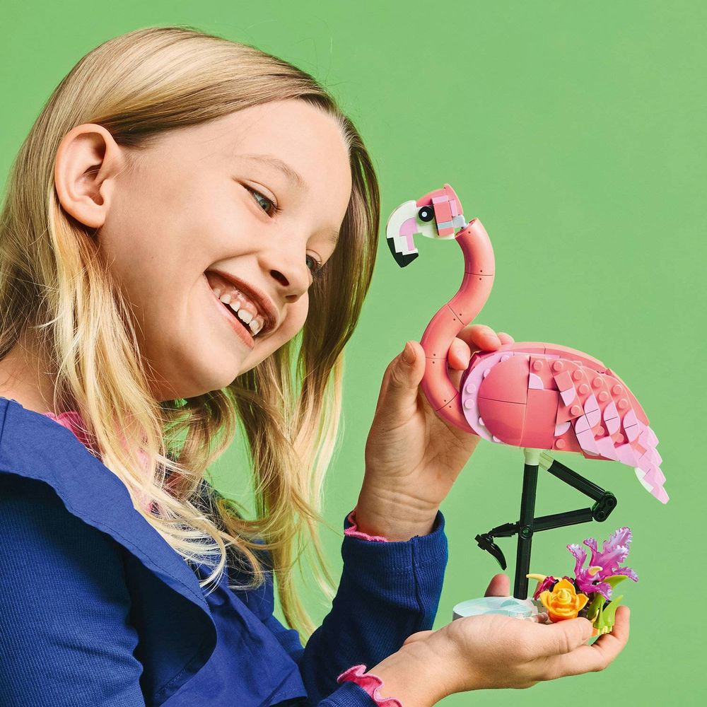 LEGO 31170 Divlje životinje: Rozi flamingo slika 7