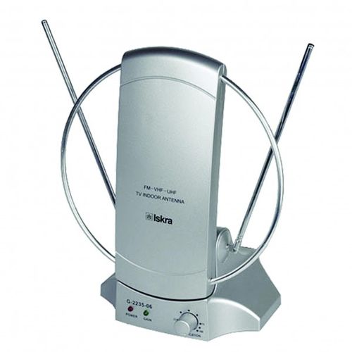 Antena Iskra G2235-06 sobna sa pojacalom, UHF/VHF, dobit 36dB, 220v + 12v FO slika 1