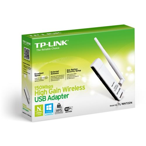 TP-LINK bežični adapter TL-WN722N Wi-Fi N150 150Mbps eksterna antena slika 2