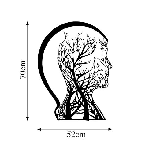 Wallity Metalna zidna dekoracija, Tree Man - 322 slika 6