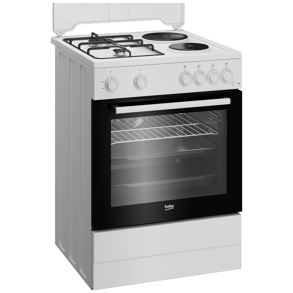 Beko Štednjak kombinovani FBE64010WDN /  2 el.ringle, 2 x plin slika 2