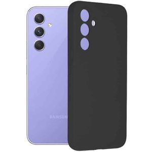 Techsuit Soft Edge Silicone maska za Samsung Galaxy A54 5G - crna