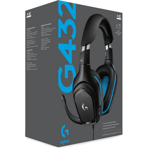 Logitech Slušalice sa mikrofonom, gaming, 7.1 surround - G432 slika 2