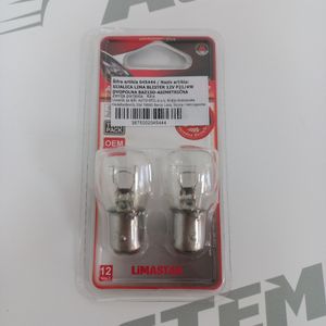 Sijalica lima Blister 12V P21/4W dvopolna Baz15D-asimetrična