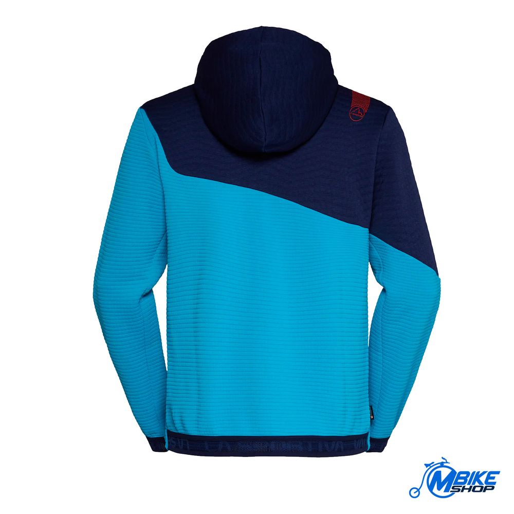 La Sportiva Muški duks na zakopčavanje sa kapuljačom Method, Tropic Blue/Deep Sea slika 2