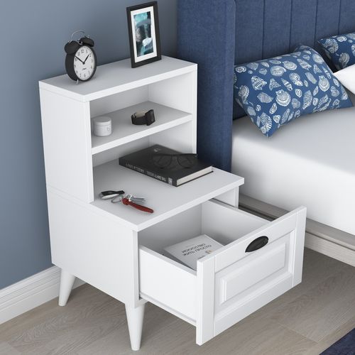 BD105 - 2785 White Nightstand slika 3