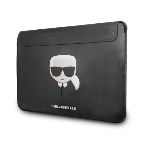 Torba za laptop Karl Lagerfeld Sleeve Ikonik 16 crna (KLCS16KHBK) slika 1