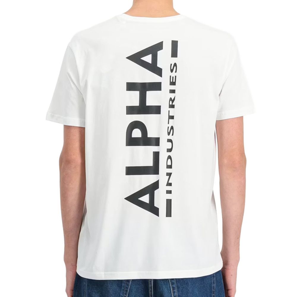 Alpha Industries Muška majica kratkih rukava, Bijela slika 2