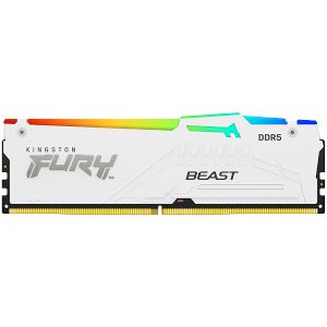 Kingston KF556C36BWEAK2-32 DDR5 32GB (2x16GB) 5600MHz CL36 DIMM [FURY Beast] White RGB EXPO