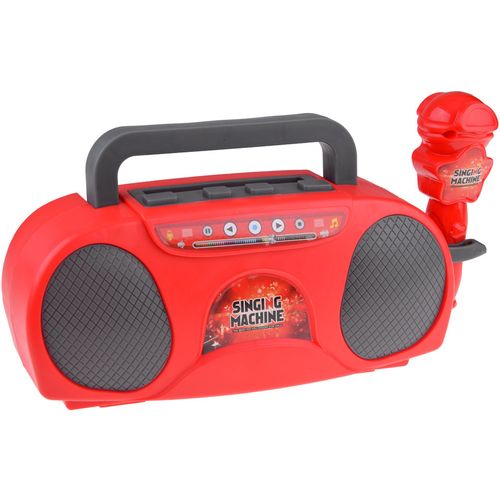 Bežični radio s mikrofonom MP3 crveni slika 2