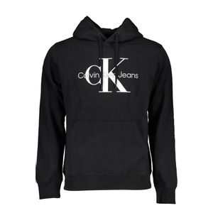 CALVIN KLEIN MEN'S BLACK ZIPLESS SWEATSHIRT