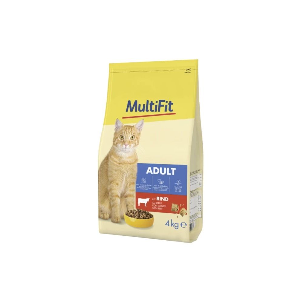 MultiFit Cat Adult govedina 4 kg slika 1
