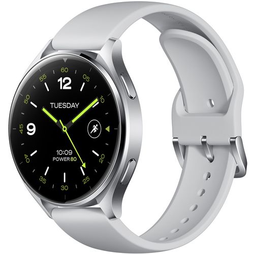 Xiaomi Watch S2 Silver Case with Gray TPU Strap slika 1