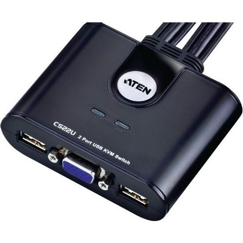 CS22U-AT ATEN 2-port USB KVM switch sa kablovima slika 4