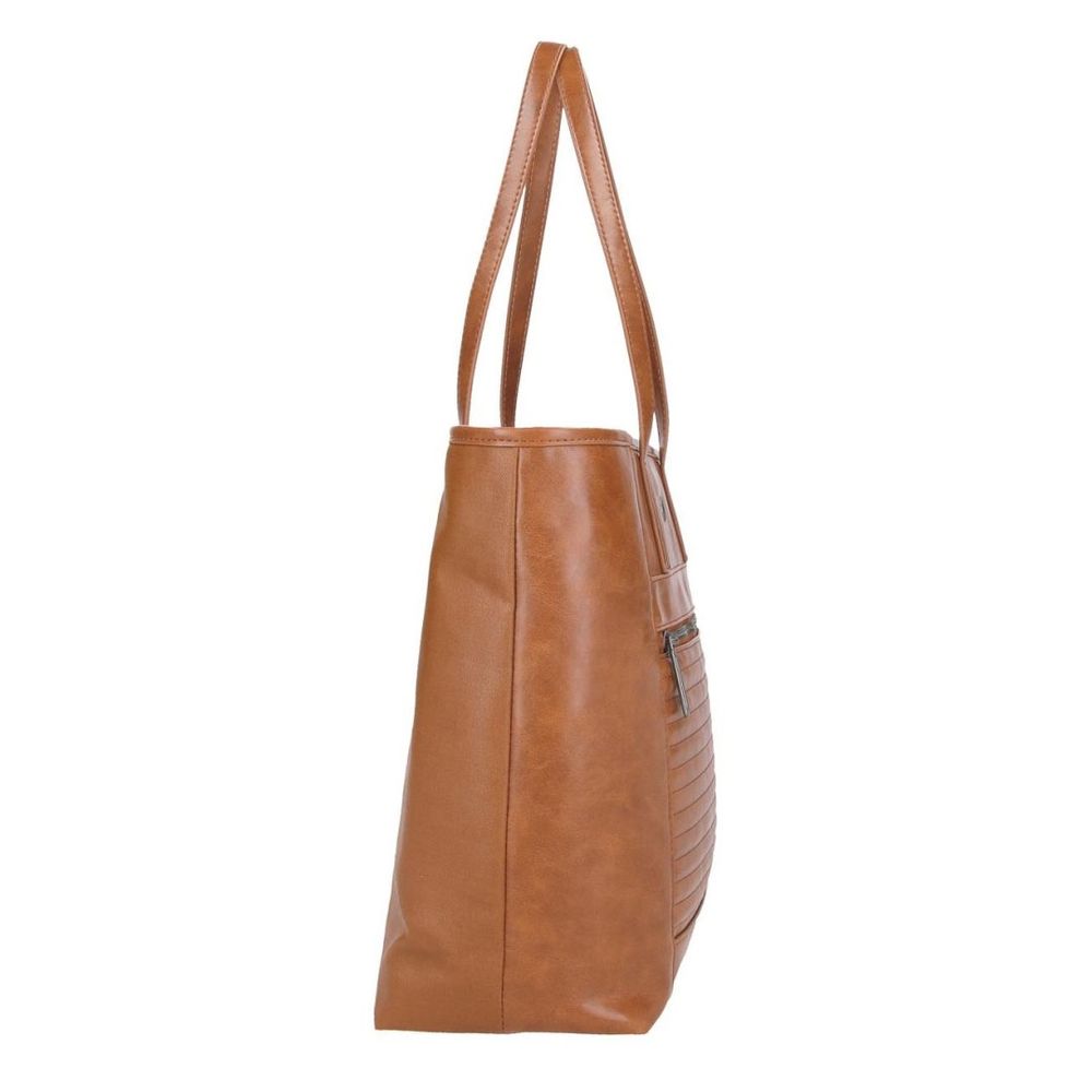 Pepe Jeans torba na rame 34 cm ženska, biker 7157542, braon slika 5