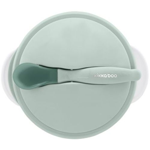 Kikka Boo zdjela sa žlicom za osjetljivost topline Mint slika 2