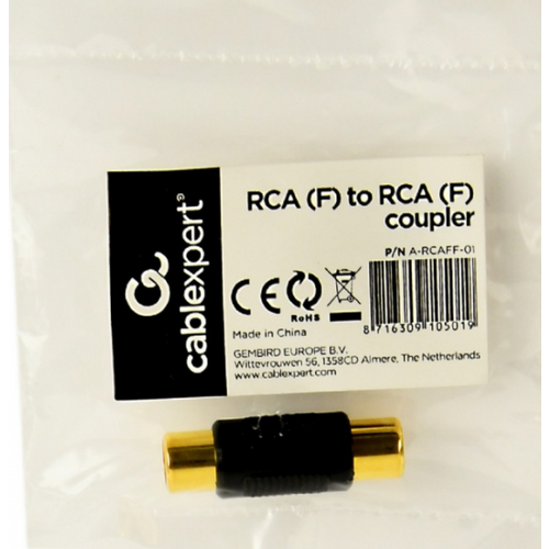 A-RCAFF-01 Gembird RCA (F) na RCA (F) coupler, zensko-zenski slika 2