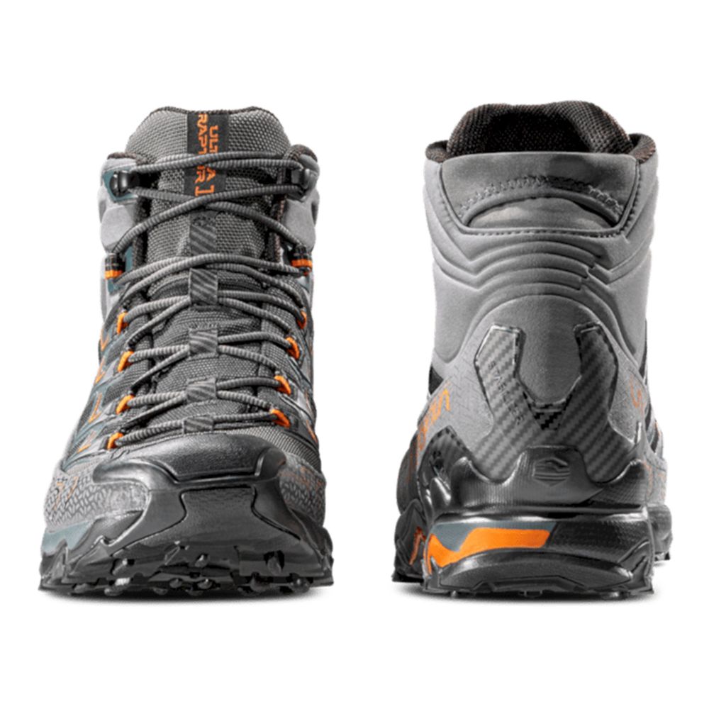 La Sportiva Muške gležnjerice Ultra Raptor II Mid GTX, Carbon/Hawaiian Sun slika 4