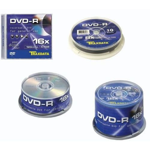 DVD-R Traxdata 4,7 GB/120 min 16x, cake, 10/1 slika 2