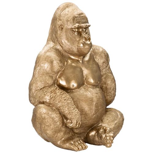 Mauro Ferretti Dekoracija GOLD GORILLA cm 64X53X82 slika 2