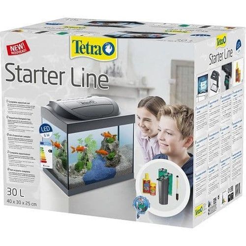 Tetra akvarijum Start Line LED Cray black 30 l slika 2