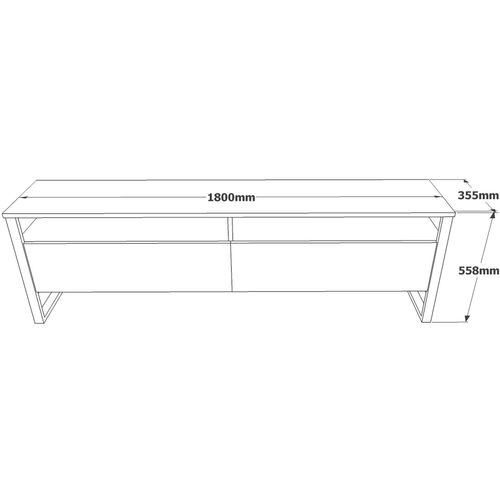 Hanah Home ML19 - A Atlantic Pine TV komoda slika 6