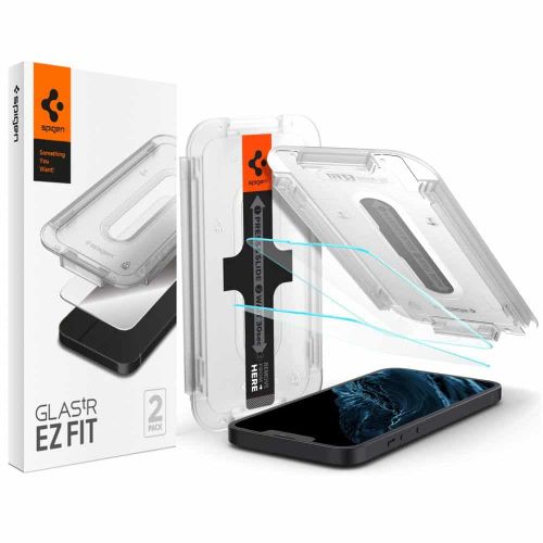 SPIGEN GLAS.TR EZ FIT ZAŠTITNO STAKLO 2 KOM ZA IPHONE 13 PRO MAX slika 1